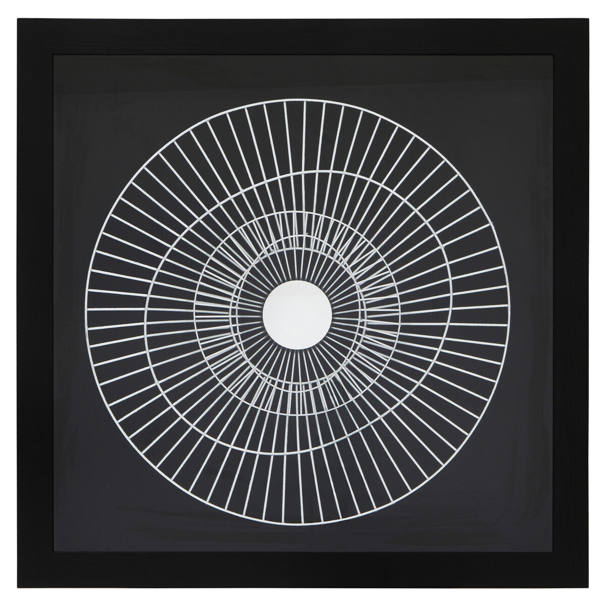 Silver and Black Wall Art