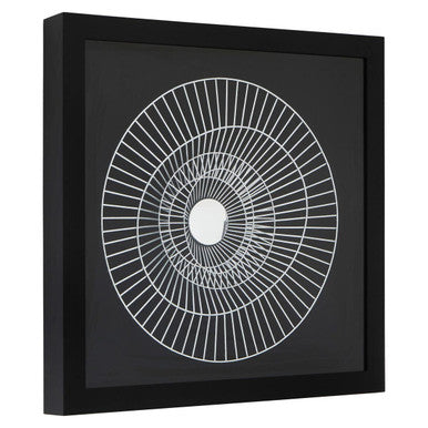 Silver and Black Wall Art
