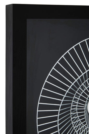Silver and Black Wall Art
