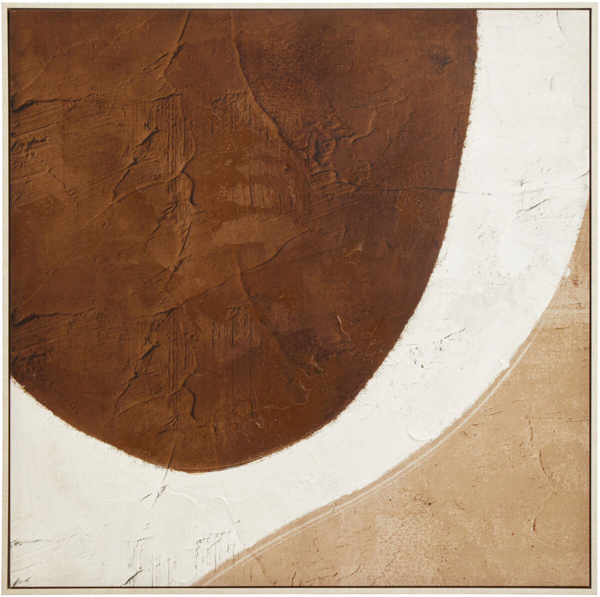 Brown and Natural Textured Wall Art