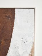 Brown and Natural Textured Wall Art
