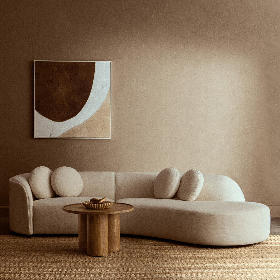 Brown and Natural Textured Wall Art