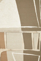 Set of 2 Neutral Abstract Canvas Wall Art