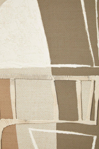 Set of 2 Neutral Abstract Canvas Wall Art