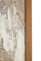 Set of 2 Neutral Tones Textured Wall Art