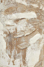 Set of 2 Neutral Tones Textured Wall Art