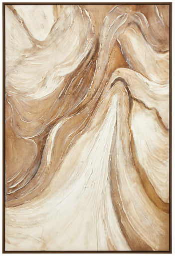 Neutral Abstract Textured Wall Art