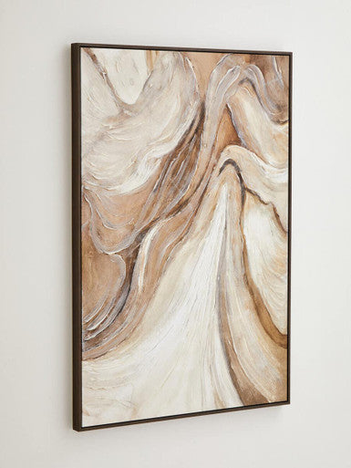 Neutral Abstract Textured Wall Art