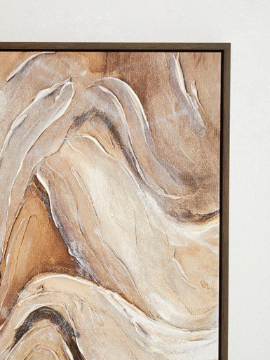 Neutral Abstract Textured Wall Art
