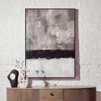 Monochrome Textured Canvas Wall Art
