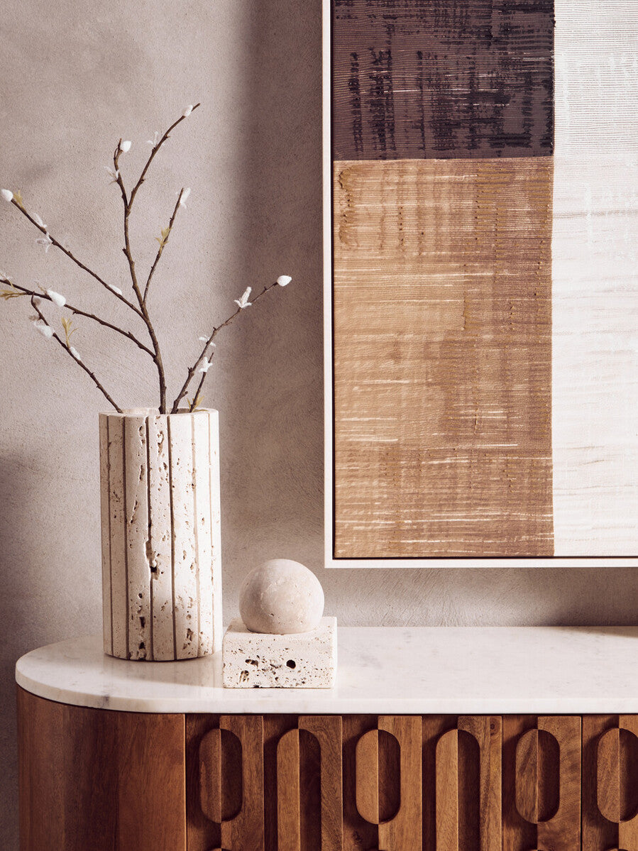 Neutral Abstract Textured Canvas Wall Art
