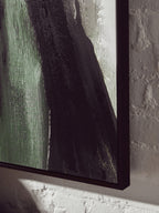 Green Multi Coloured Abstract Textured Wall Art
