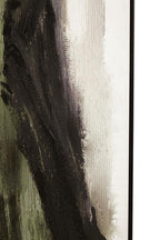 Green Multi Coloured Abstract Textured Wall Art