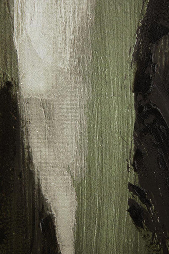 Green Multi Coloured Abstract Textured Wall Art