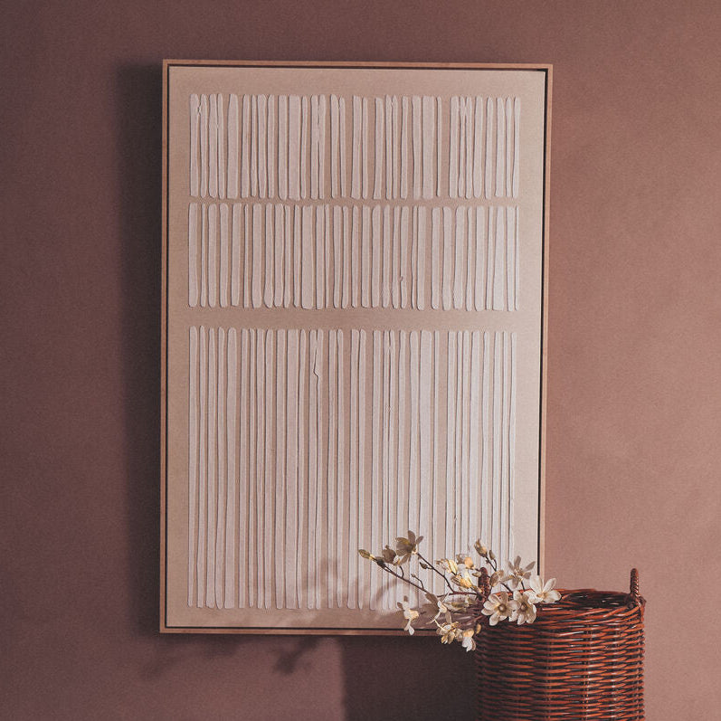 Natural Textured Canvas Wall Art