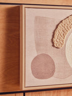 Set of 2 Natural Textured Wall Art