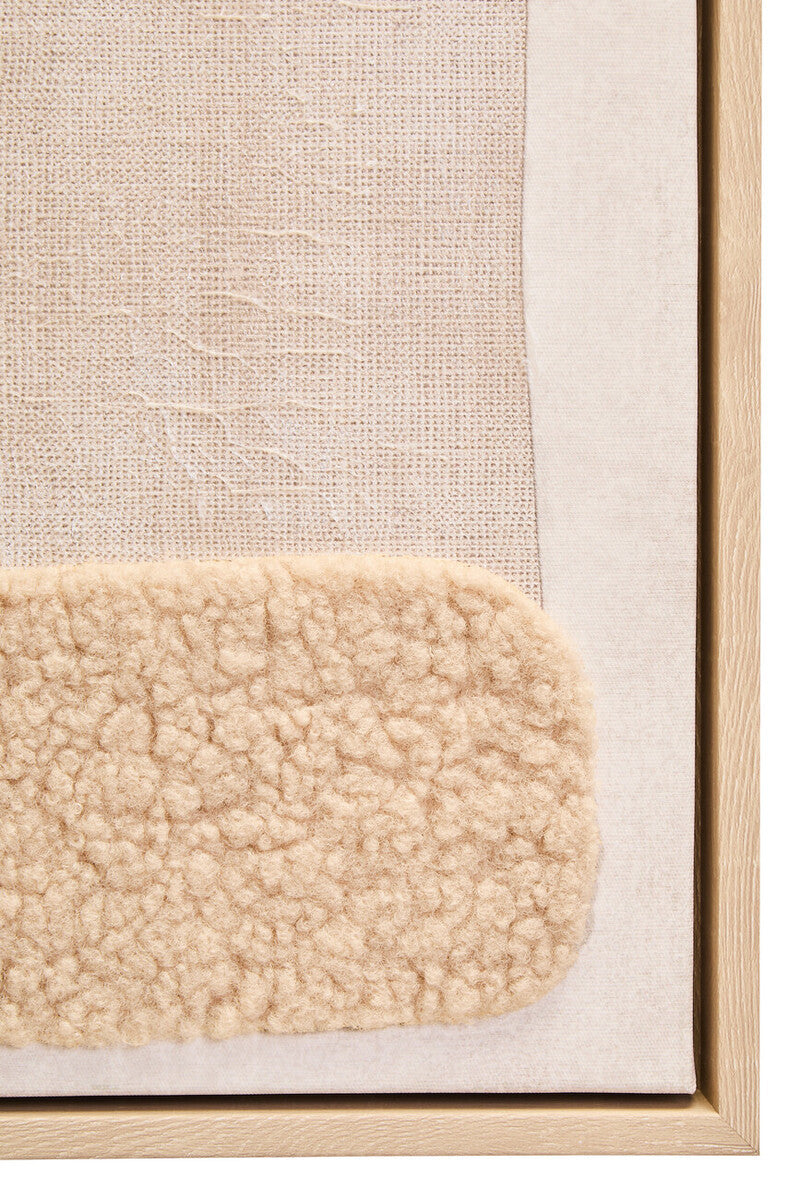 Set of 2 Natural Textured Wall Art