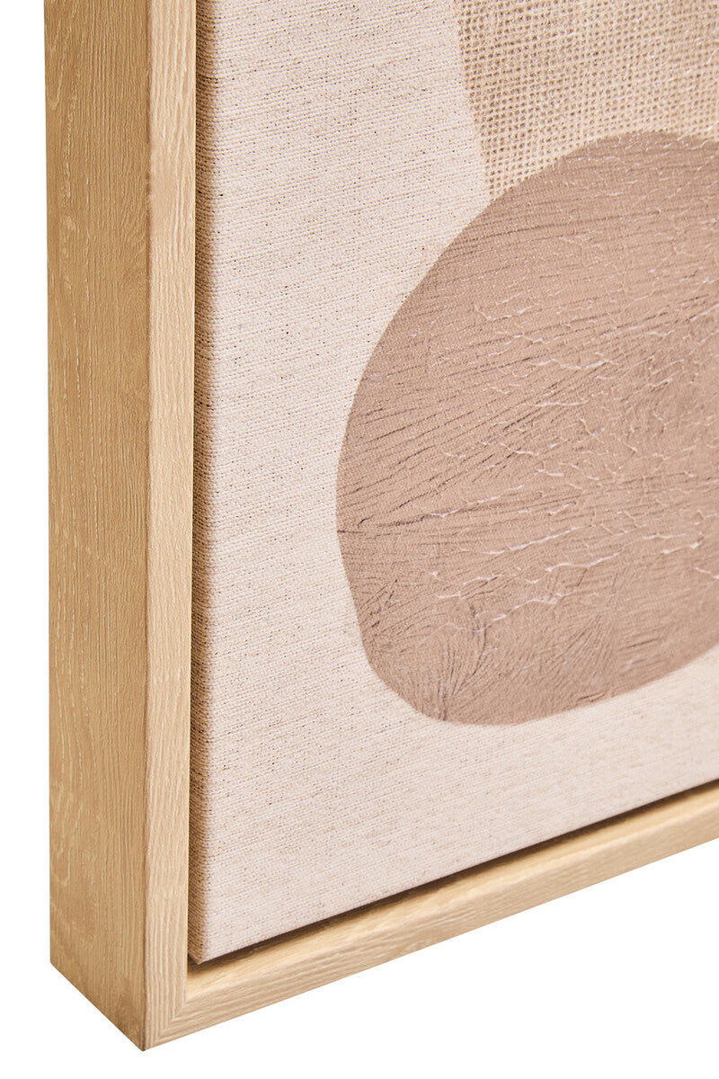 Set of 2 Natural Textured Wall Art