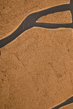 Set of 2 Brown and Black Textured Wall Art
