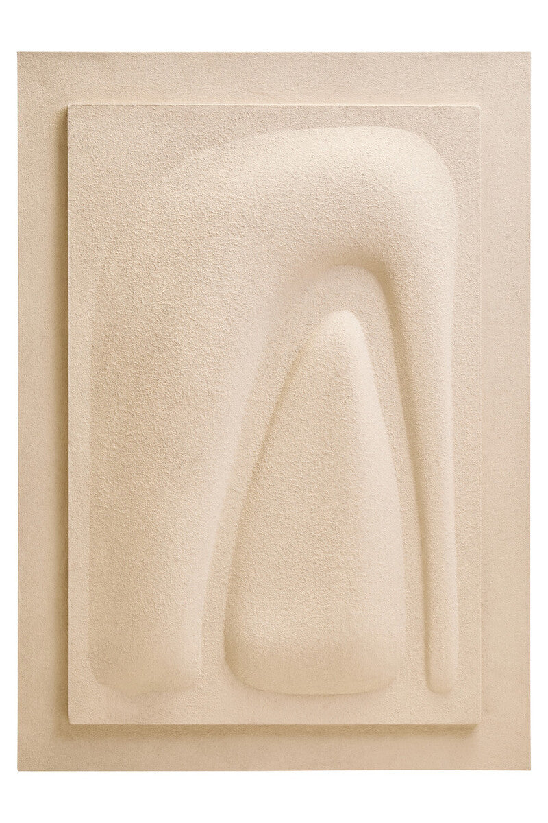 3D Cream Wall Art