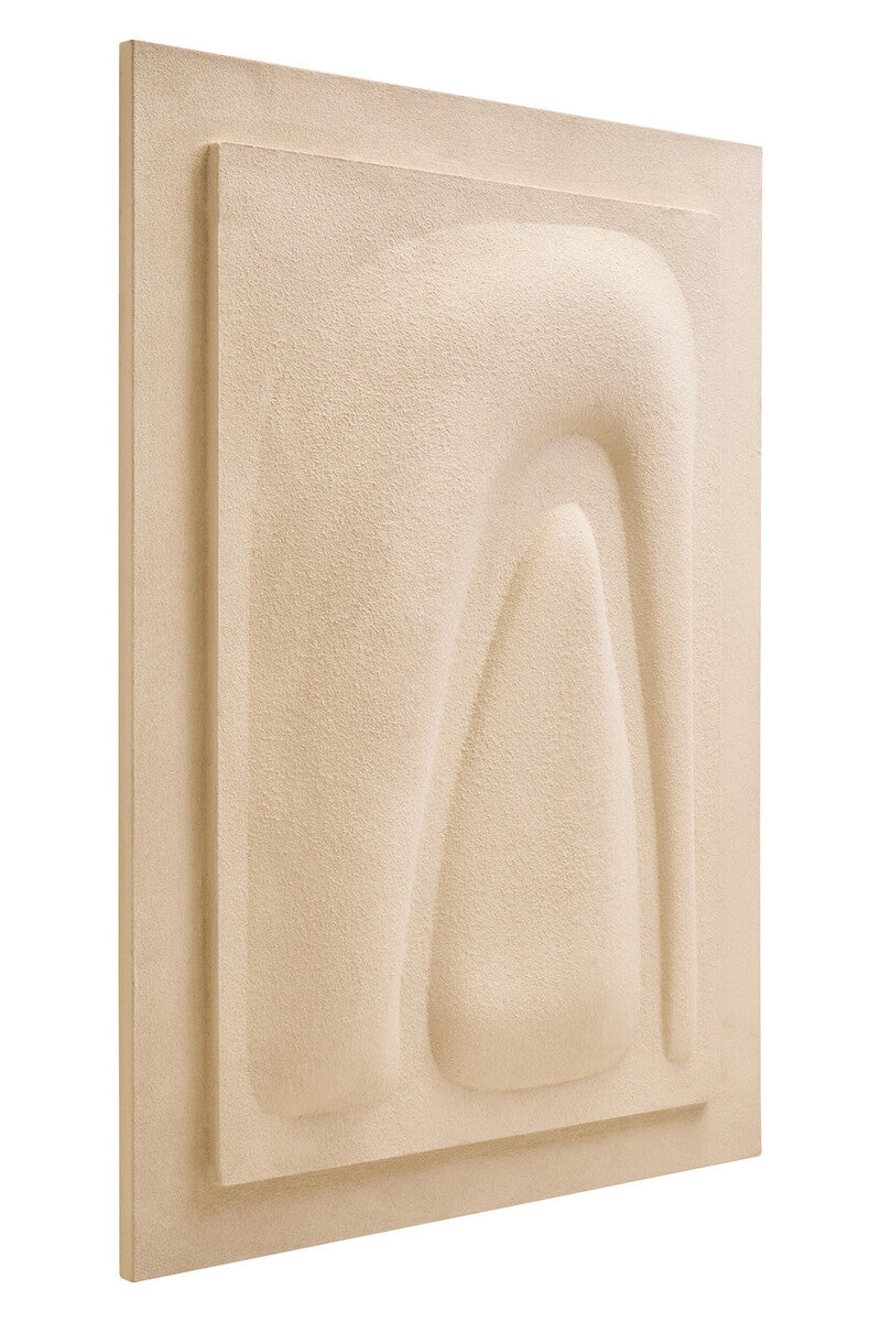 3D Cream Wall Art