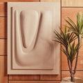 3D Cream Wall Art