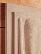 3D Cream Wall Art