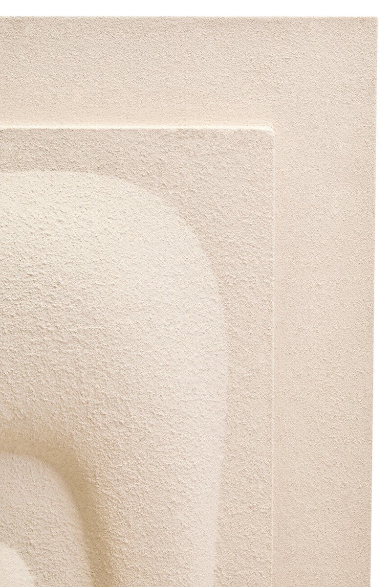 3D Cream Wall Art