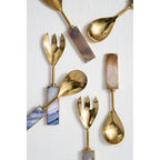Blue Warm Metallic Serving Set