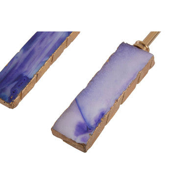 Blue Warm Metallic Serving Set