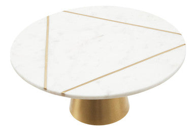 White Marble Cake Stand