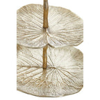 Three Tier Lotus Leaf Golden Cake Stand