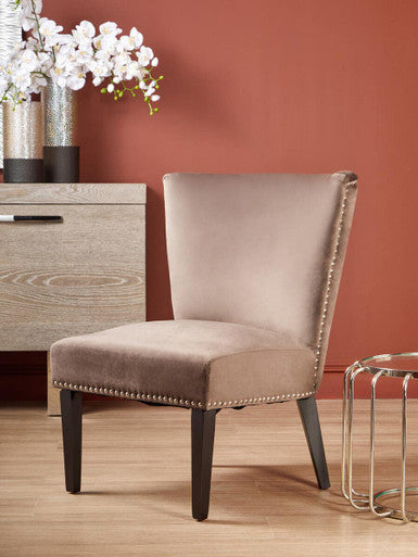 Mink Winged Dining Chair