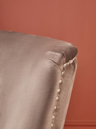 Mink Winged Dining Chair