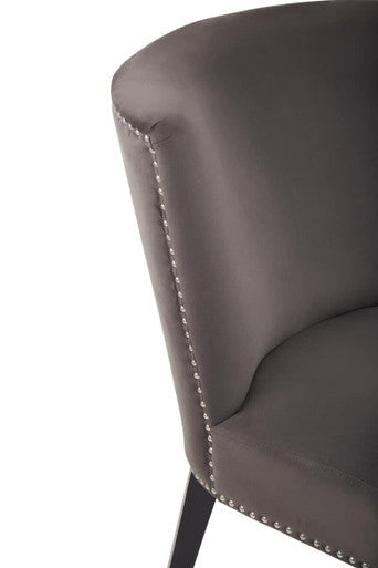 Mink Winged Dining Chair