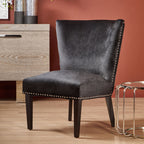 Black Winged Dining Chair