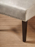 Grey Winged Dining Chair