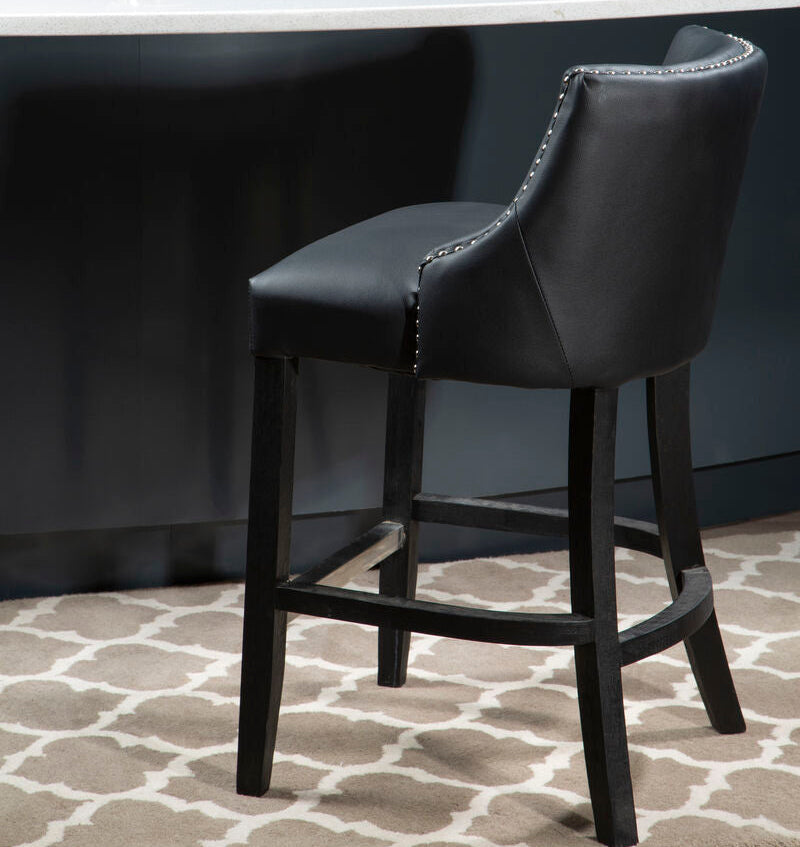 Black Hevea Bar Chair