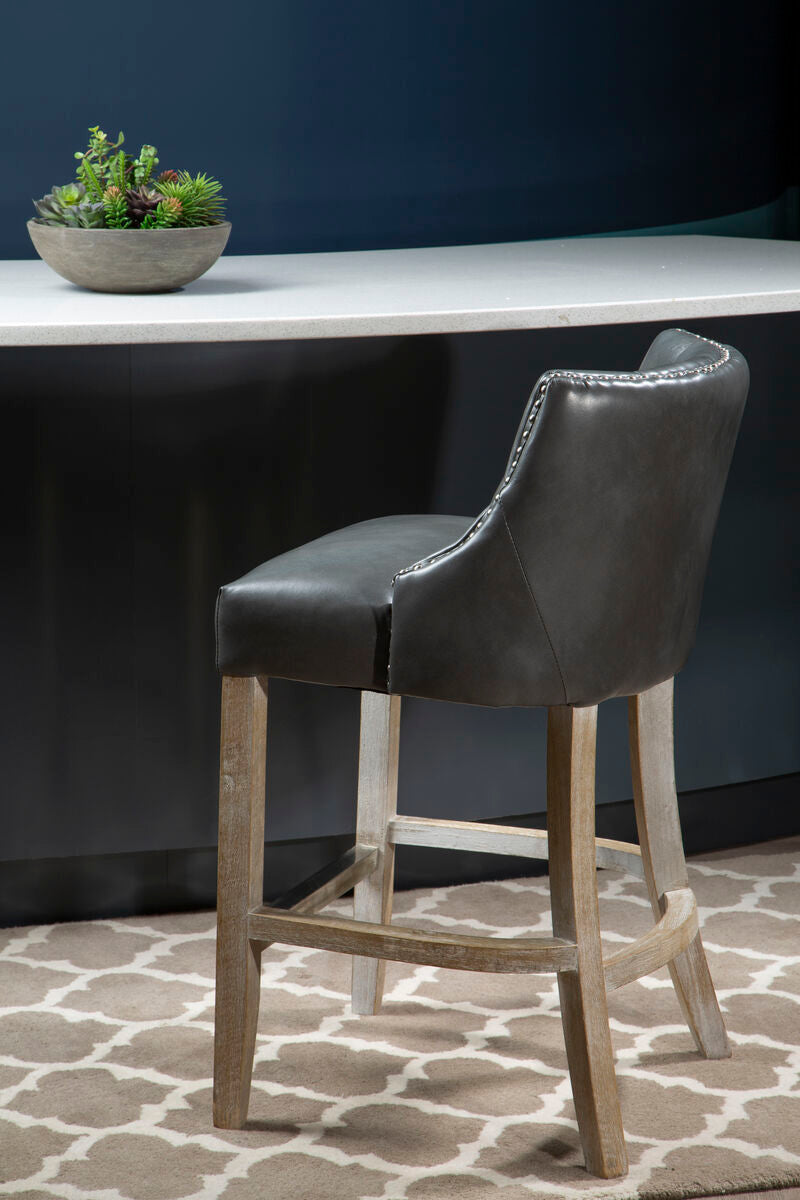 Grey Hevea Bar Chair