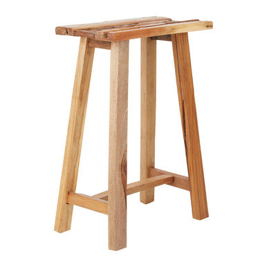 Natural Recycled Teak Wood Stool