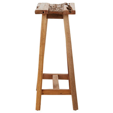 Natural Recycled Teak Wood Stool