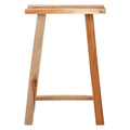 Natural Recycled Teak Wood Stool