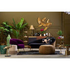 Leopard Print Pouffe