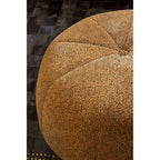 Leopard Print Pouffe