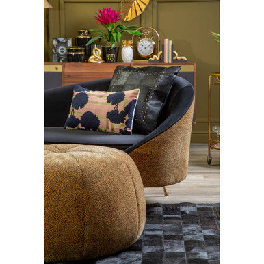 Leopard Print Pouffe