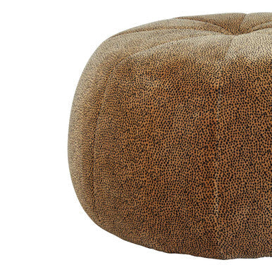 Leopard Print Pouffe