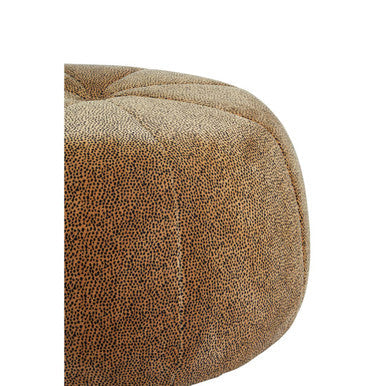 Leopard Print Pouffe