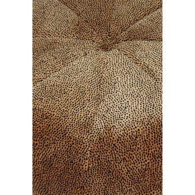 Leopard Print Pouffe