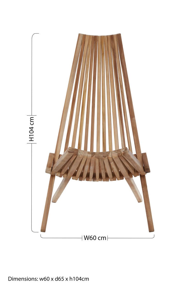 Wooden Lounge Chair