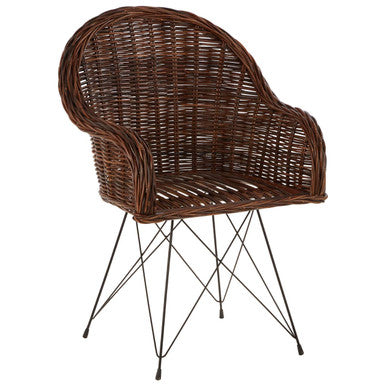 Dark Rattan Chair